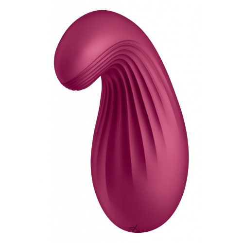 Satisfyer Dipping Delight - Вибратор, 9х6 см (бордовый) - sex-shop.ua